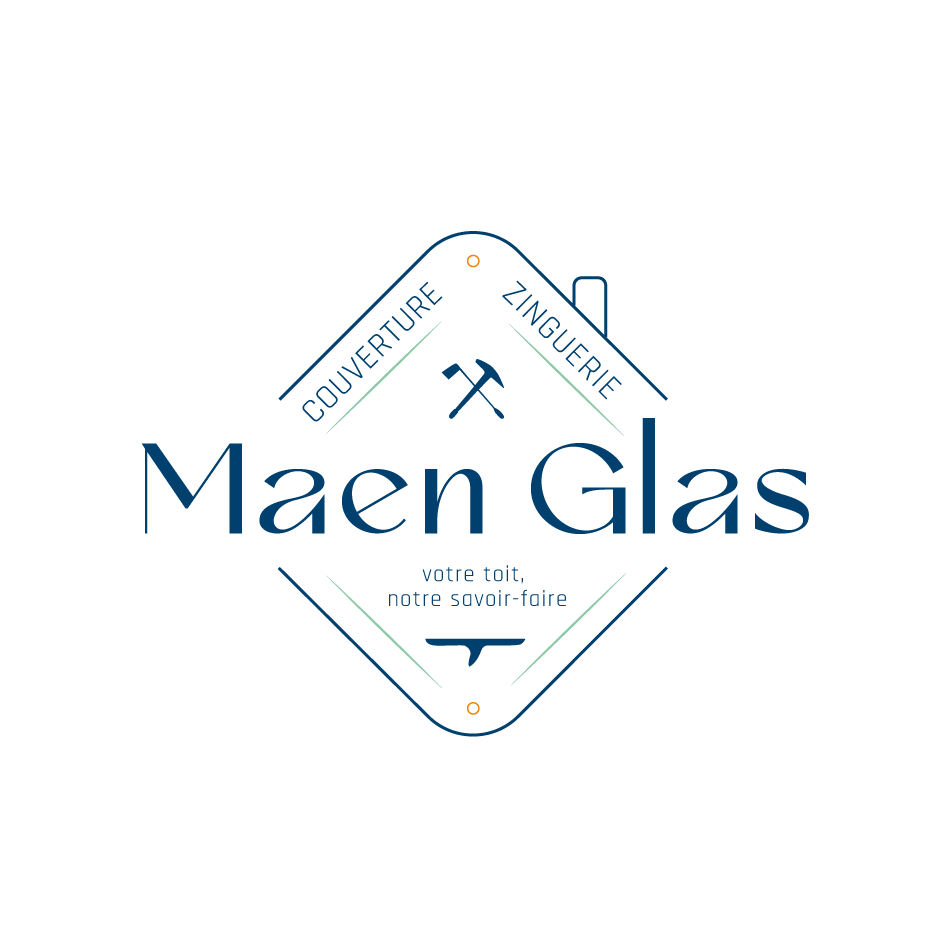 Logo en couleurs de la société Maen Glas Couverture